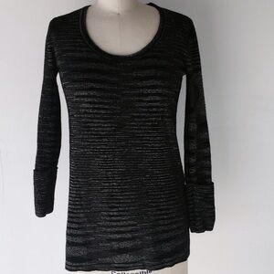 M MISSONI Black and white sweater 42 Large